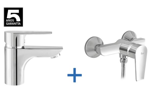 KIT CALVIA GRIFO LAVAMANO GRIFO DUCHA TEKA